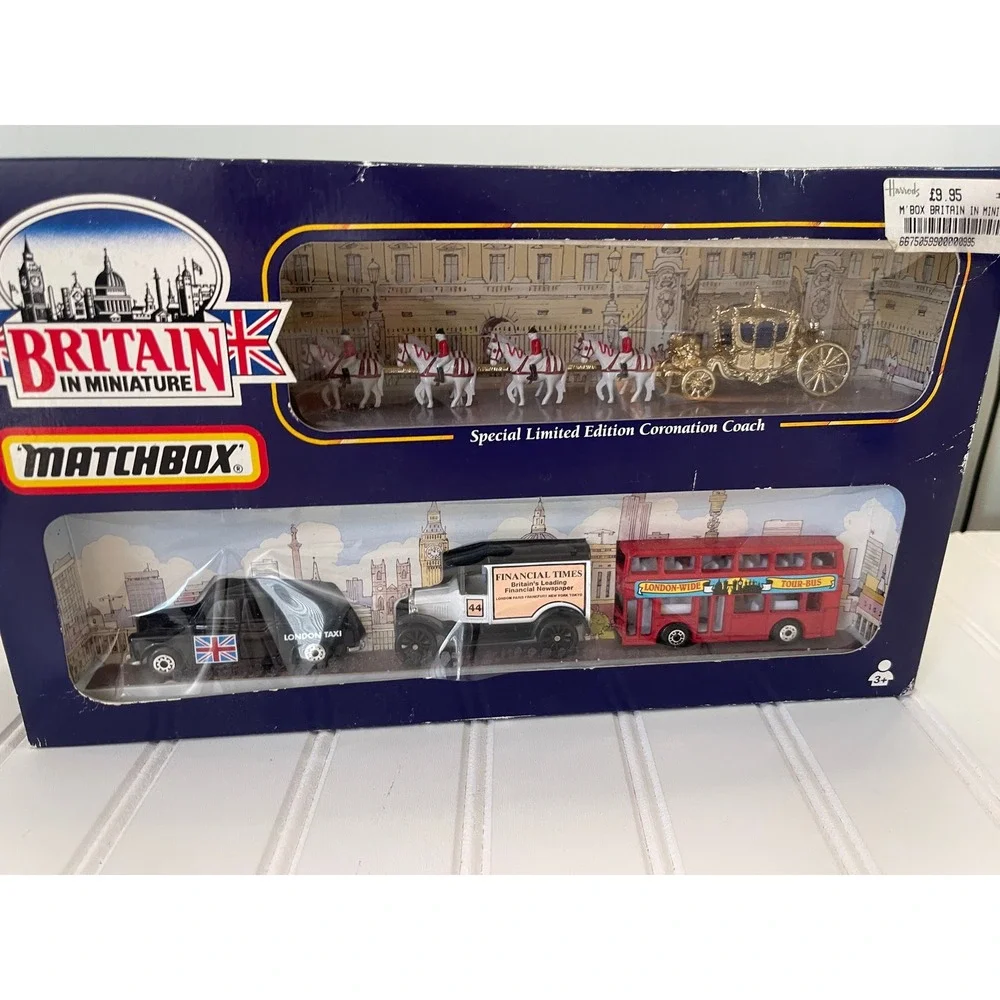 Matchbox Britain in Miniature Coronation Coach Set Harrods Exclusive 1993 VTG
